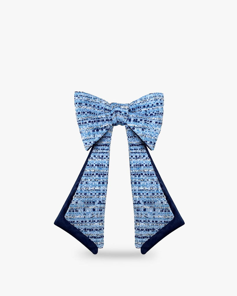 Noeud-papillon-lavalliere-tweed-bleu-femme-soie-luxe-BOLD_AND_BOW